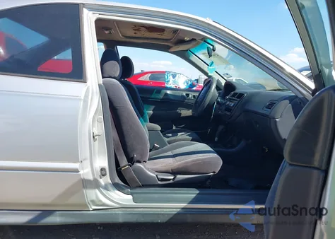 2000 Honda Civic Ex z USA, uszkodzony, nr VIN 1HGEJ824XYL049459